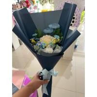 ราคา ช่อดอกไม้แสดงความยินดีคละสี (28603664223)