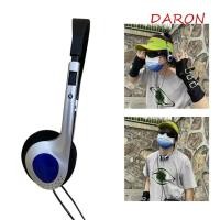 ราคา DARON หูฟังย้อนยุค หูฟัง Y2k แบบมีสาย 3 5 มม แฟชั่นสไตล์ Vintage Over Ear Earbud สีฟ้าสีดําชุดหูฟัง Retro CD Walkman Mp3 (53708351104)