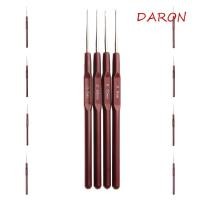 ราคา DARON Hook เข็ม พลาสติก 0 5 มม 0 6 มม 0 7 มม 0 8 มม Micro Hook Dreadlock ผมเครื่องมือผมทอผ้าถักโลหะโครเชต์ตะขอ DIY (56008360091)