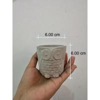 ราคา กระถางปูนเปลือย ทรงนกฮูก 1 (22624313536)