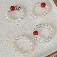 ราคา madillo Pearl Ring แหวนไข่มุกแท้ สีขาว สีเทา เอ็นยืด แหวนมุกแท้ (28336789235)