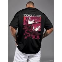 ราคา เสื้อยืดแขนสั้นชาย พิมพ์ลาย agon Tokyo Girl เสื้อสวมใส่สบาย ใส่ได้หลายโอกาส (57058248858)