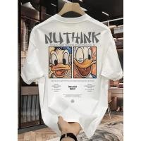 ราคา เสื้อยืดคอกลมแขนสั้นชาย ผ้าฝ้าย พิมพ์ลายเทรนดี้ สำหรับฤดูร้อน (47158635428)