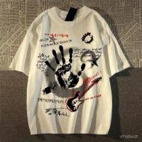 ราคา เสื้อยืดคอกลมแขนสั้น วินเทจ ลายเท่ๆ ผ้านิ่มใส่สบาย ES 1123 (56008223073)