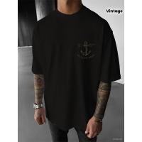 ราคา เสื้อยืดลายกราฟิกหัวหินสไตล์วินเทจ (55709481417)
