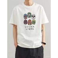 ราคา เสื้อยืดคอกลมแขนสั้นผ้าฝ้าย สำหรับผู้ชาย เสื้อพิมพ์ลายสบายๆ สำหรับฤดูร้อน 777 (50108611364)