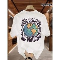 ราคา เสื้อยืดผู้ชาย Global Mission เสื้อยืดสีเบจ World Peace พิมพ์ลาย Go And Make Disciples of All Nations มัทธิว 28 19 (55808551684)