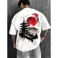ราคา เสื้อยืดแขนสั้นลำลองผู้ชาย สไตล์ญี่ปุ่น (53358615537)