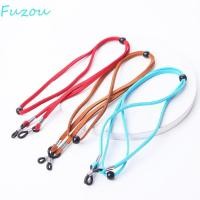 ราคา FUZOU หนังแว่นตาสายคล้องหญิงแฟชั่น PU หนังผู้ถือแว่นตาสายคล้องคอเชือกแว่นตาสายไฟแว่นตา Lanyard (57609831001)