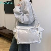 ราคา FUZOU กระเป๋าใส Itabag PVC ใสป้ายแสดงกระเป๋าสะพาย Creative Cross Body สไตล์วิทยาลัยไนลอนกระเป๋าสะพายข้างกลางแจ้ง (57559742083)