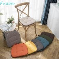 ราคา FUZOU เบาะเก้าอี้นุ่มสบายผ้าฝ้าย ramie Butt Relaxing Office Home Seat Mat (56959532336)