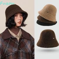 ราคา ฟซู ตุ๊กตาชาวประมงหมวก กว้างขอบย้อนยุควินเทจผู้หญิงถังหมวก แฟชั่นหนาสบายๆให้อบอุ่นอ่างหมวกหญิงเลดี้ (55959463683)
