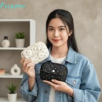 ราคา ฟซู ถุงเก็บ ผ้าอนามัยแบบสอด ลายจุดปักกระเป๋าใส่เหรียญผ้าฝ้าย กระเป๋าหูฟังความจุขนาดใหญ่สไตล์เกาหลีหนาถุงผ้าอนามัยผู้หญิ (55659821455)