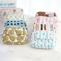 ราคา FUZOU กระเป๋าใส่เหรียญผ้าฝ้ายผ้านวม ลาย Polka Dot กระเป๋าลิปสติกแต่งหน้าขนาดเล็กแบบพกพาความจุขนาดใหญ่ผู้ถือบัตรเครื่องประดับถุงบรรจุ Mini ผ้าใบกระเป๋าเดินทาง (54910774658)