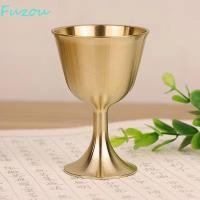 ราคา FUZOU ถ้วยไวน์ Home Kitchen ทองเหลือง Barware Drinkware แชมเปญ Chalice วิสกี้ Stemware (54859536200)
