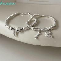 ราคา ฟซู 2ชิ้น แมวปลาสร้อยข้อมือ แสงหรูหราน่ารักน่ารักสร้อยข้อมือสุนัข แฟชั่นมือกําไลข้อมือเครื่องประดับอุปกรณ์เสริมคนรักโลหะลูกปัดสร้อยข้อ (54559344349)