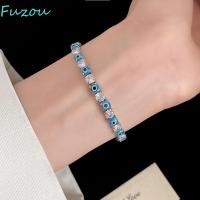 ราคา ฟูซู เคลือบสร้อยข้อมือตาปีศาจ หรูหราวินเทจรอบตาปีศาจ พลอยเทียม กําไลตาปีศาจ อินเทรนด์สีฟ้า สีแดงเครื่องประดับมือทองแดงเพทายจัดเลี้ยงเสื้อผ้าเครื่องประดับสุภาพสตรีสา (52610342877)