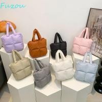 ราคา FUZOU Space Cotton Handbag Nylon Cushion Cloud Tote Bag Simple Solid Color Handle Commute Puffy Shoulder Bag Girls (51859872111)