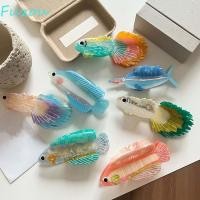 ราคา FUZOU Guppy Hair Claw ปลาอะคริลิคเงิน Arowana Shark คลิป อุปกรณ์เสริมผม Swordfish สไตล์เกาหลี Contrast สีกรดอะซิติกเล็บทุกวัน (51460524272)