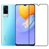 ราคา ส่งจากไทย ฟิล์มกระจก เต็มจอ กาวเต็มขอบดำ 9H For Vivo Y31 Y51 2021 คุณภาพดี ติดง่าย (5578680864)