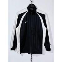 ราคา มือ2 แจ็คเก็ต Adidas แขนยาวปลายแขนจั๊ม สีขาวดำ คอเต่า ซิปลื่น อก 46 เสื้อคลุมผู้ชาย เสื้อกีฬา (52910784524)