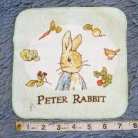 ราคา ผ้าเช็ดหน้า ลายกระต่ายปีเตอร์แรบบิท ผ้าขนหนูนุ่ม ตำหนิเปื้อน Peter Rabbit ผ้าเช็ดหน้ามือสอง (23482559213)