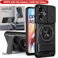 ราคา ใหม่สไลด์เลนส์ Funda สําหรับ OPPO A59 4G Global Case หมุนแหวนแม่เหล็กผู้ถือสําหรับ OPPO A2M 5G จีนกรณี Kickstand เกราะปลอก (51260267937)