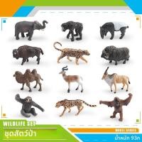 ราคา โมเดลสัตว์ป่าจําลองสําหรับเด็ก ช้างเอเชีย Sloth มูส Malayan Tapir Orangutan Antelope ตุ๊กตาอูฐ (54553039689)
