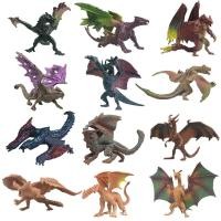 ราคา จําลอง Warcraft Dragon ไดโนเสาร์ของเล่น Double Headed Dragon Ice Cracked ฟันมังกร Flying Dragon Magic Dragon ตุ๊กตา PVC แข็ง (43826705460)