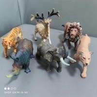 ราคา โมเดลสัตว์ป่าขนาดใหญ่ที่เหมือนจริง ช้าง เสือ สิงโต กวาง ตุ๊กตาสิงโตตัวเมีย แรด สำหรับเด็ก ตั้งโต๊ะแบบคงที่ (41204036466)