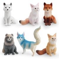 ราคา เด็กความรู้ความเข้าใจต้นการศึกษาสัตว์ป่ารุ่นจิ้งจอกเก้าหางจําลองสุนัขจิ้งจอก แมวตุ๊กตาของเล่น (48160393235)