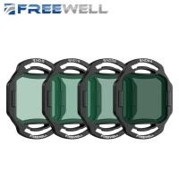 ราคา Freewell ND Filters Kit 4 Pack ND8 ND16 ND32 ND64 Drone Filter สําหรับ DJI O4 Air Unit Pro Drones กล้องอุปกรณ์ถ่ายภาพ (57707540790)