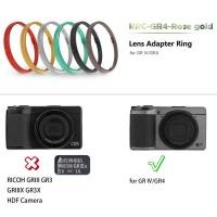 ราคา Haoge RRC GR4 โลหะตกแต่งแหวนหมวกสําหรับ RICOH GR IV gr4 กล้องแทนที่ GN 3 หลายสี (55255009916)