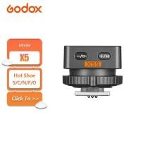 ราคา Godox X5 Wireless TTL Flash Trigger พร้อม Hot Shoe Mount สําหรับ Godox X ระบบแฟลช Canon Sony Nikon Fujifilm Olympus L กล้อง (52255014803)