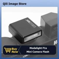 ราคา MEDALight F1S Mini Camera Flash Light พร้อม 128mAh แบตเตอรี่ในตัว Universal Cold Shoe สําหรับกล้องขนาดกะทัดรัด Ricoh Lumix Sony Fuji (52105019521)