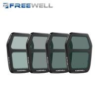 ราคา Freewell DJI Drones แยก ND Filters Kit 4 Pack ND8 ND16 ND32 ND64 ND128 Drone Filter สําหรับ DJI Air 3S Drone เลนส์อุปกรณ์เสริม (51157545577)