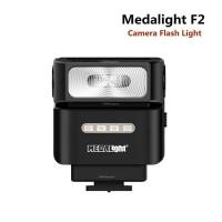 ราคา Medalight F2 Mini Universal กล้องการถ่ายภาพแสงแฟลชสําหรับ Canon Nikon Sony ZV 1 Fuji X T4 แฟลช Speedlight (49807559434)