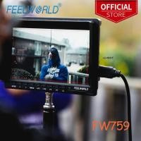 ราคา Feelworld FW759 7 นิ้ว IPS 1280 800 กล้อง DSLR Video Monitor พร้อม Peaking Focus HD 7 LCD สําหรับ BMPCC Canon Sony Shotting (55007550295)