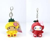 ราคา Sanrio sanrio sanrio Joint KT Pendant Apple Pineapple Hello Kitty Bag Keychain (54510304235)