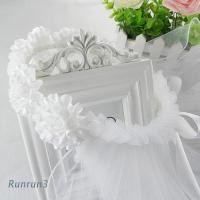 ราคา Run พวงหรีดดอกไม้เจ้าสาว พร้อมผ้าคลุมหน้า สีขาว ที่คาดผมแต่งงาน มงกุฎ แบบผูกเชือก ปรับได้ ริบบิ้น สละโสด ปาร์ตี้ อุปกรณ์เสริม (4893509738)