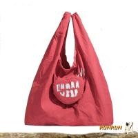 ราคา RUNN Compact Heart พิมพ์พับร้านขายของชํากระเป๋ากันน้ําไนลอน Spacious ตกแต่งภายใน Carryall สําหรับกลางแจ้ง Acti (43062774581)
