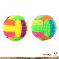 ราคา RUNN Spky ของเล่นสุนัขยางยืดหยุ่นลูกบอลเรืองแสง Squeak Chew ของเล่นกัดทน (44558146828)