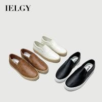ราคา IELGY รองเท้าลําลองแบบสวมหุ้มข้อต่ําสีพื้นใส่สบายสําหรับผู้ชาย (17995855314)