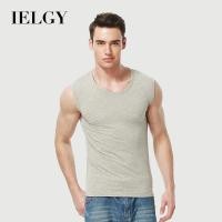 ราคา IELGY เสื้อกั๊กผู้ชายฤดูร้อนบาง จุดต่ําสุด เสื้อสีดําสีขาวกีฬาฟิตเนสระบายอากาศแขนกุด (28087182967)