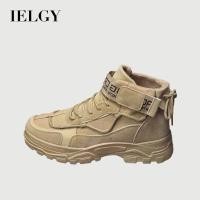 ราคา IELGY มาร์ติน รองเท้าบูท รองเท้าผู้ชายฤดูใบไม้ผลิและฤดูใบไม้ร่วงใหม่รองเท้าทํางานสูงด้านบน (40058040215)