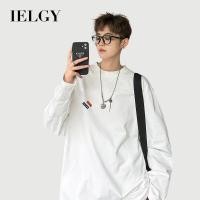 ราคา IELGY เสื้อยืดแขนยาว เสื้อกล้ามผู้ชาย สีขาว (43158829747)