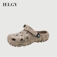 ราคา IELGY ผู้ชายฤดูร้อนน้ําหนักเบารองเท้าหลุมกลางแจ้งแบบใช้คู่แฟชั่นรองเท้าแตะและรองเท้าแตะสวมใส่ด้านนอกรองเท้าชายหาด (29433022777)