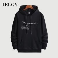 ราคา IELGY เสื้อกันหนาวมีฮู้ดตัวอักษรลําลองสไตล์เกาหลีสําหรับผู้ชาย (29263650864)