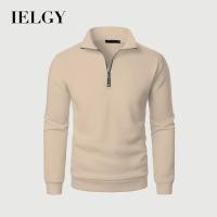 ราคา IELGY ใหม่ผู้ชายเสื้อลําลอง Swedshirt ผู้ชายสีทึบแฟชั่นผู้ชายเสื้อสวมหัว Swedshirt (29172496287)