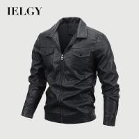 ราคา IELGY แจ็คเก็ตหนังแจ็คเก็ตหนังแจ็คเก็ตหนังผู้ชาย นักขี่จักรยาน เสื้อแจ็คเก็ตหนังผู้ชายกันลม (28453954259)